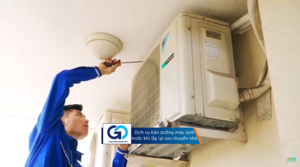 Dịch vụ bảo dưỡng máy lạnh trước khi lắp lại sau chuyển nhà