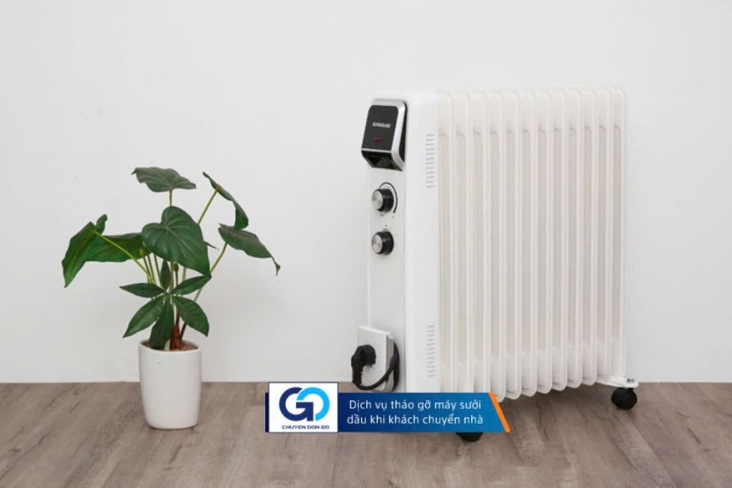 Dịch vụ tháo gỡ máy sưởi dầu khi khách chuyển nhà