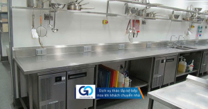 Dịch vụ tháo lắp kệ bếp inox khi khách chuyển nhà