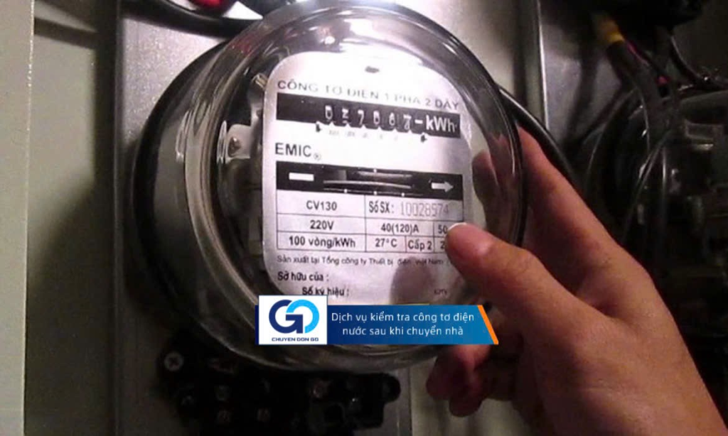 Dịch vụ kiểm tra công tơ điện nước sau khi chuyển nhà