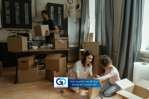 Dịch vụ phân loại đồ theo phòng khi chuyển nhà