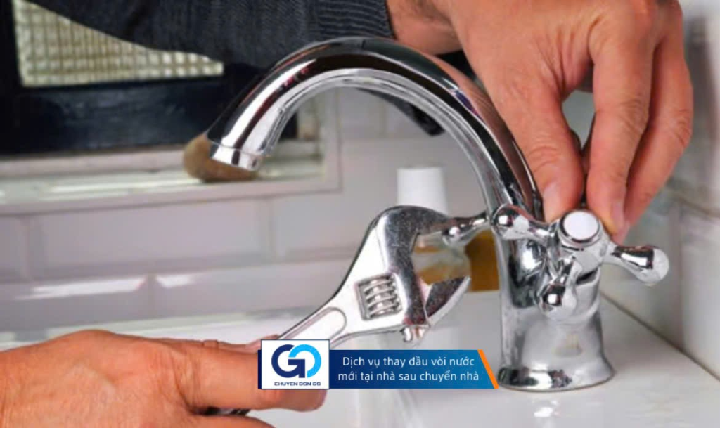 Dịch vụ thay đầu vòi nước mới tại nhà sau chuyển nhà