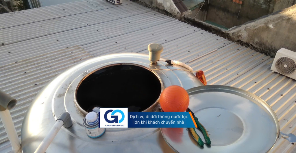 Dịch vụ di dời thùng nước lọc lớn khi khách chuyển nhà