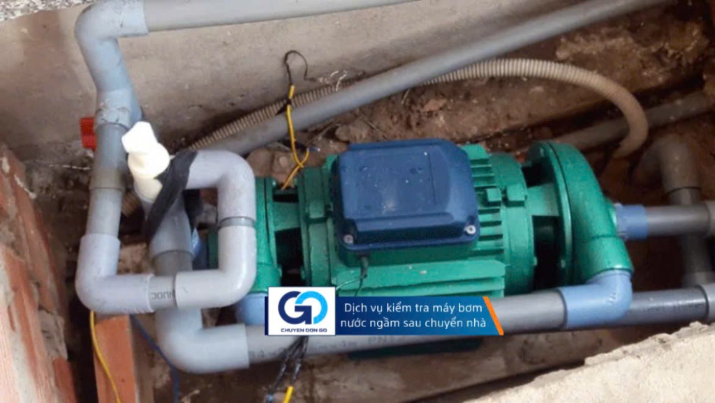 Dịch vụ kiểm tra máy bơm nước ngầm sau chuyển nhà