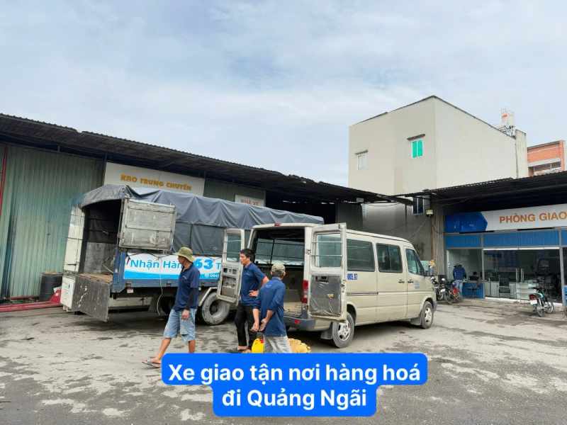 Xe giao tận nơi hàng hóa đi Quảng Ngãi