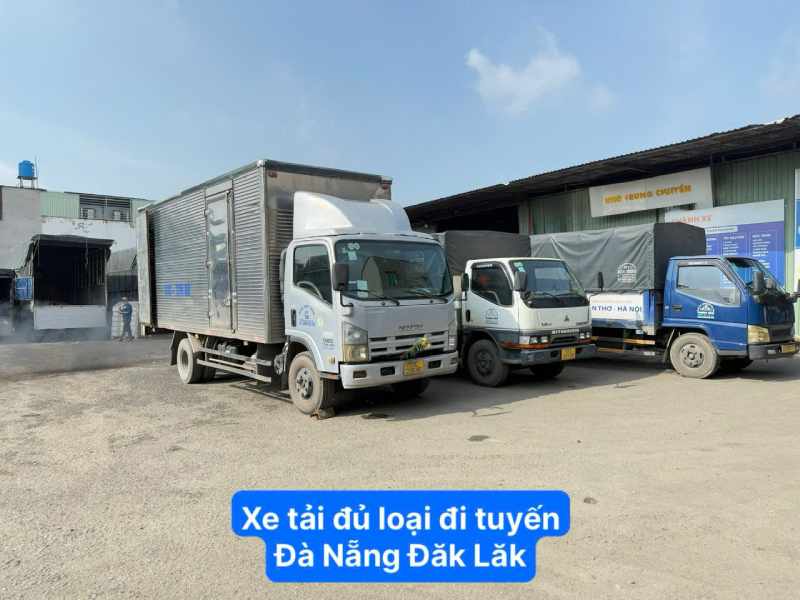 Xe tải đủ loại đi tuyến Đà Nẵng Đắk Lắk