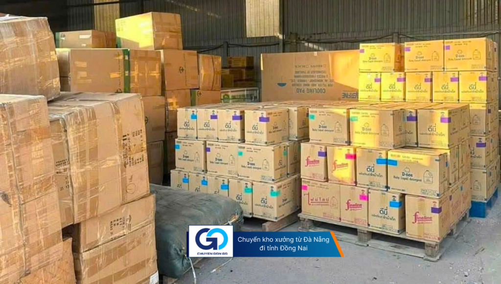 Chuyển kho xưởng từ Đà Nẵng đi tỉnh Đồng Nai
