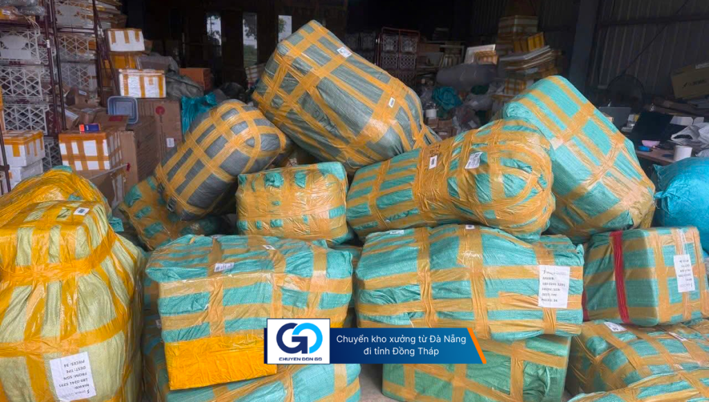 Chuyển kho xưởng từ Đà Nẵng đi tỉnh Đồng Tháp