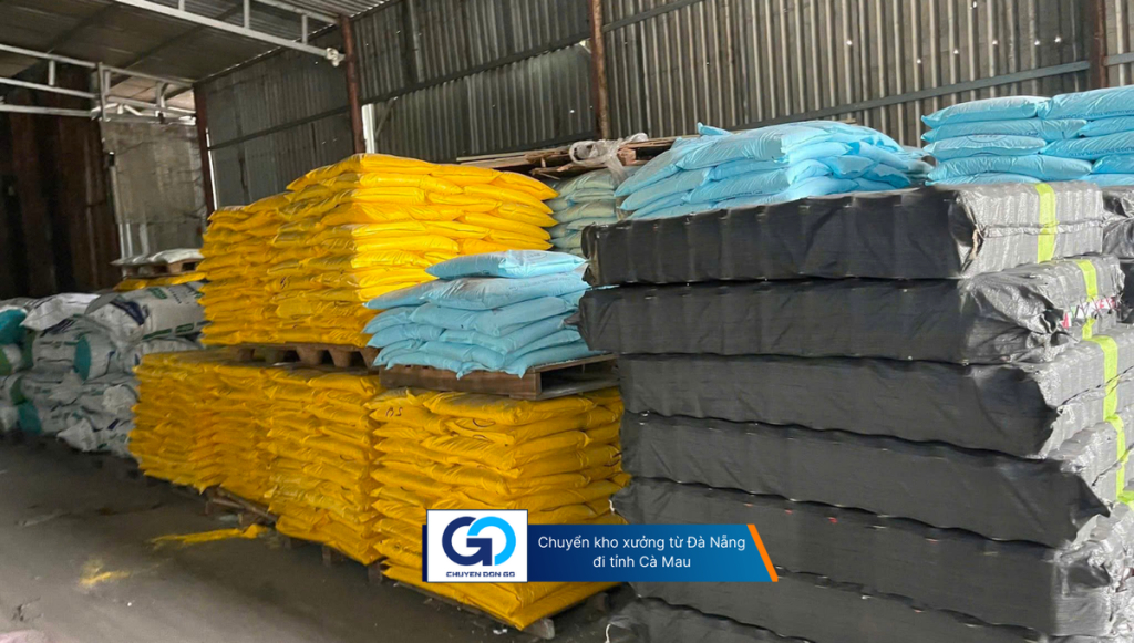 Chuyển kho xưởng từ Đà Nẵng đi tỉnh Cà Mau