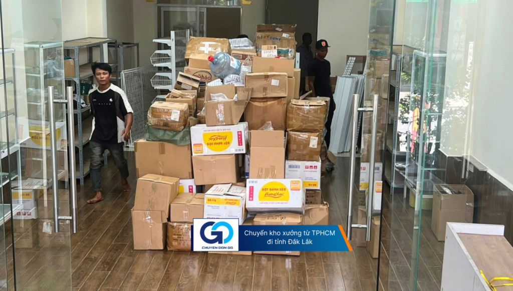 Chuyển kho xưởng từ TPHCM đi tỉnh Đắk Lắk
