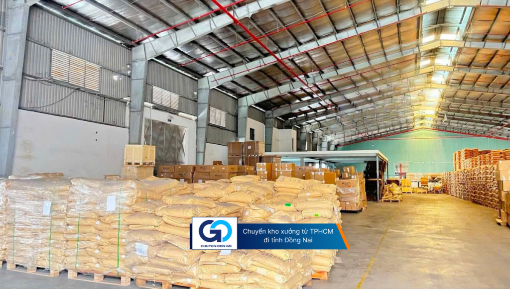 Chuyển kho xưởng từ TPHCM đi tỉnh Đồng Nai