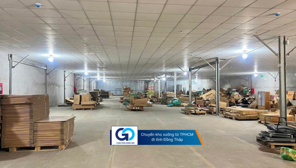 Chuyển kho xưởng từ TPHCM đi tỉnh Đồng Tháp