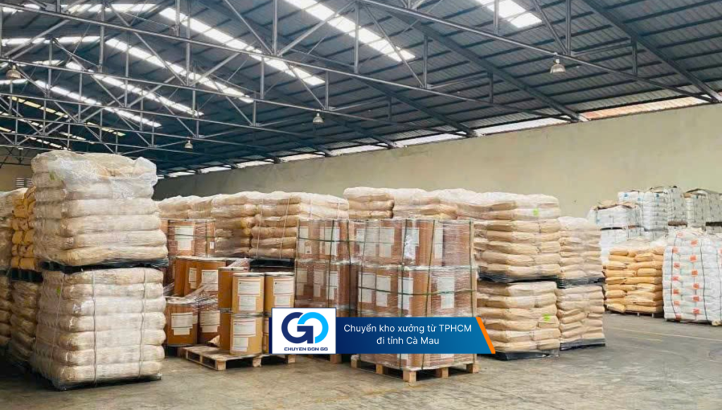 Chuyển kho xưởng từ TPHCM đi tỉnh Cà Mau