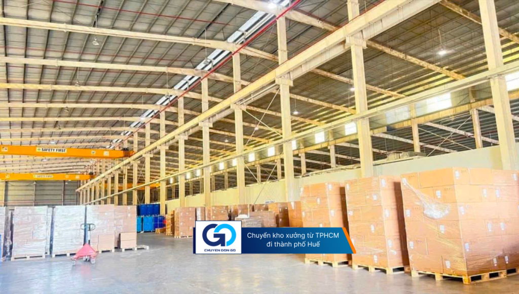 Chuyển kho xưởng từ TPHCM đi thành phố Huế