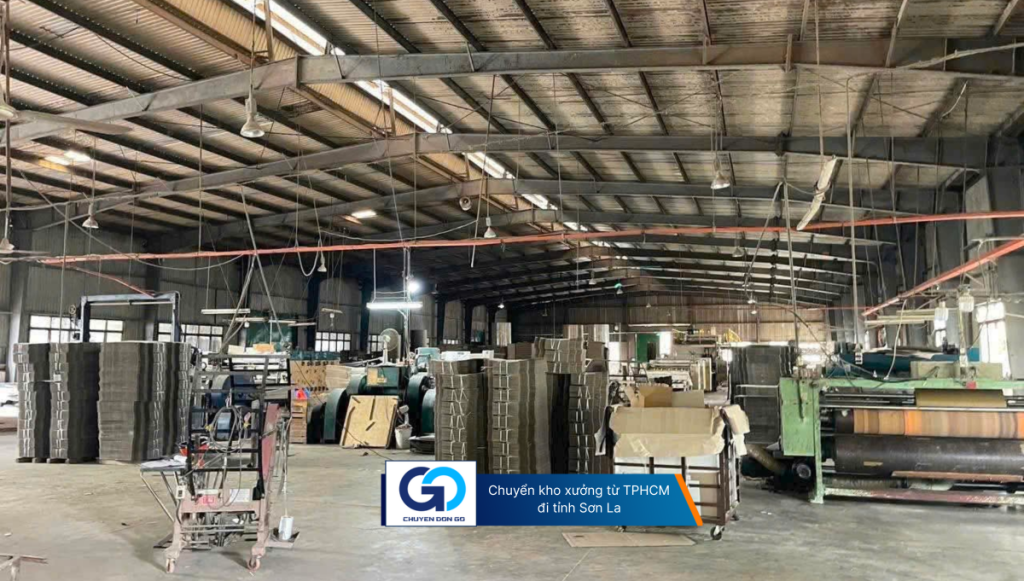 Chuyển kho xưởng từ TPHCM đi tỉnh Sơn La