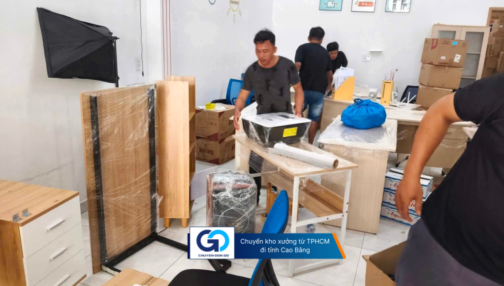 Chuyển kho xưởng từ TPHCM đi tỉnh Cao Bằng