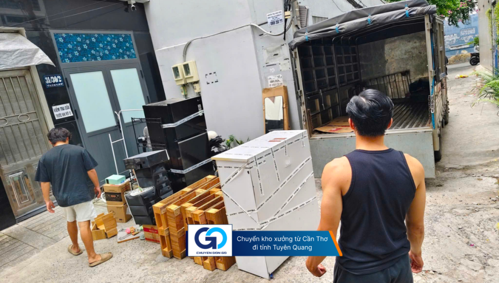 Chuyển kho xưởng từ Cần Thơ đi tỉnh Tuyên Quang