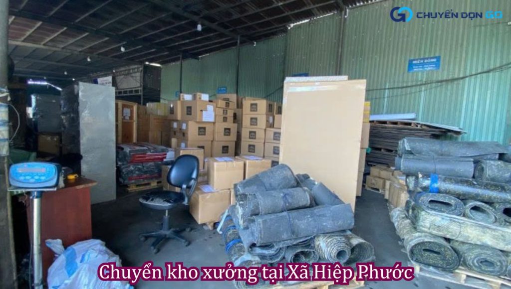 Chuyển kho xưởng tại Xã Hiệp Phước
