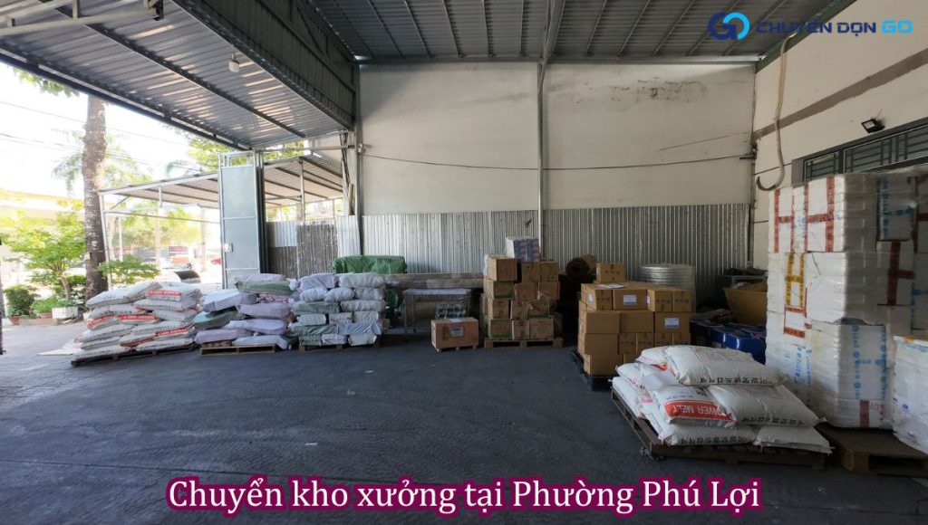 Chuyển kho xưởng tại Phường Phú Lợi