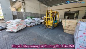 Chuyển kho xưởng tại Phường Thủ Dầu Một