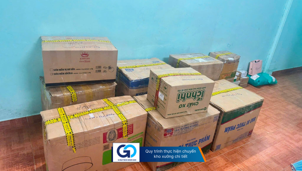 Quy trình thực hiện chuyển kho xưởng chi tiết
