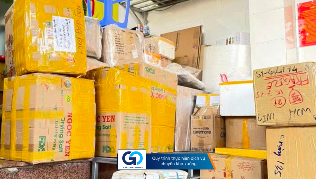 Quy trình thực hiện dịch vụ chuyển kho xưởng