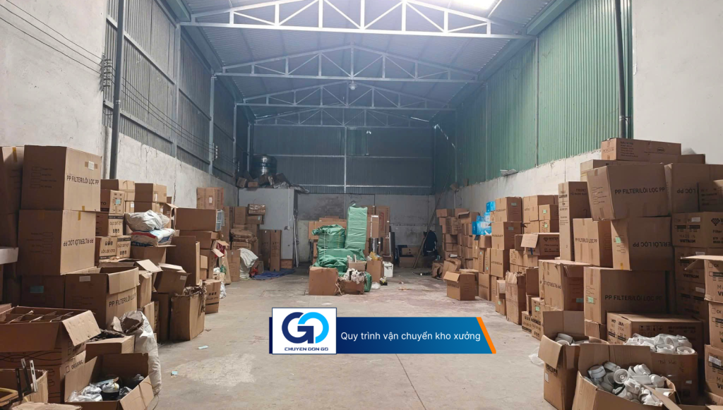 Quy trình vận chuyển kho xưởng