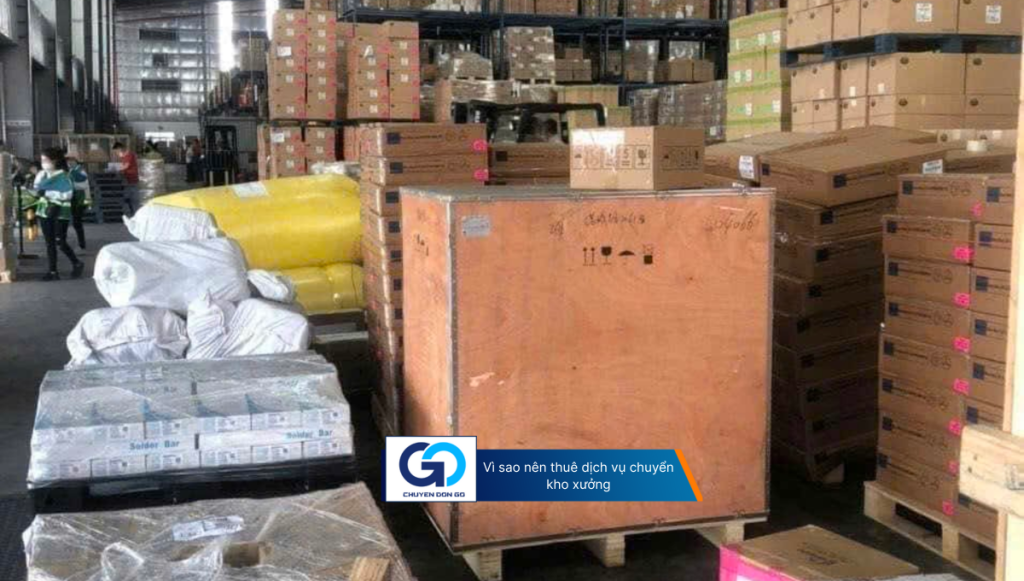 Vì sao nên thuê dịch vụ chuyển kho xưởng