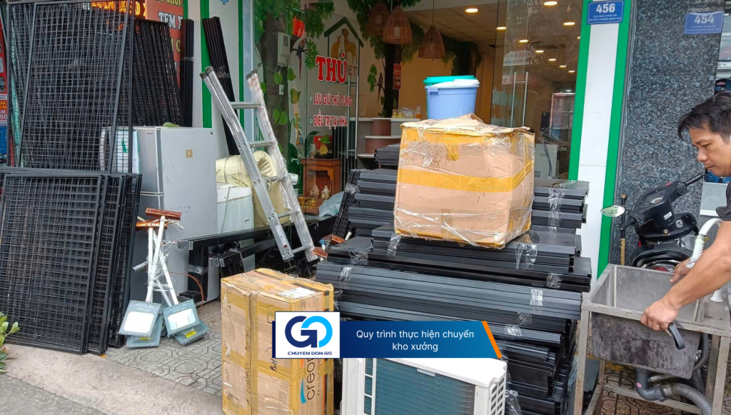 Quy trình thực hiện chuyển kho xưởng
