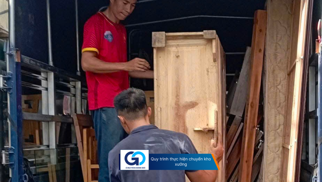 Quy trình thực hiện chuyển kho xưởng