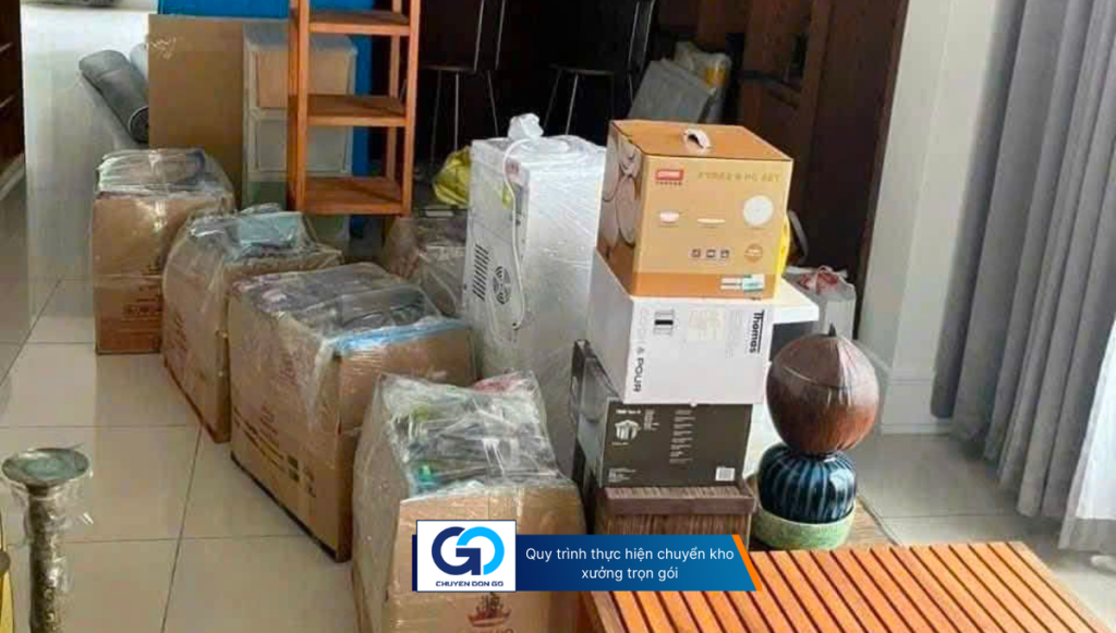 Quy trình thực hiện chuyển kho xưởng trọn gói
