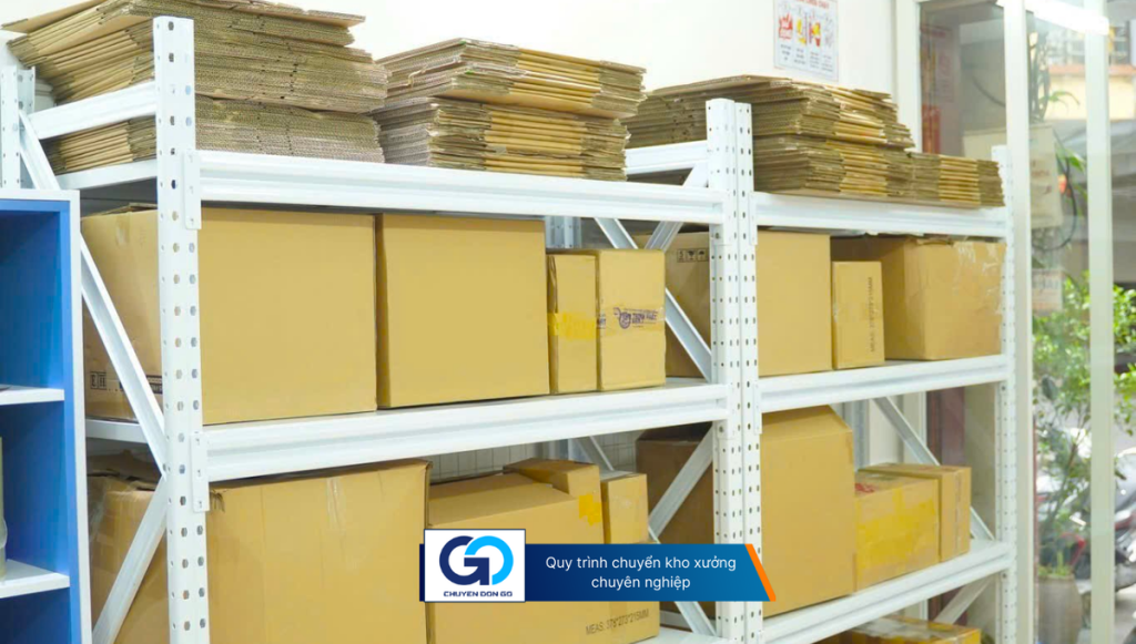 Quy trình chuyển kho xưởng chuyên nghiệp