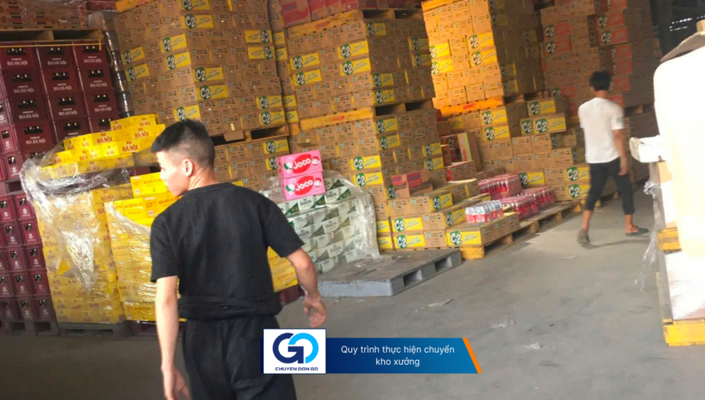 Quy trình thực hiện chuyển kho xưởng