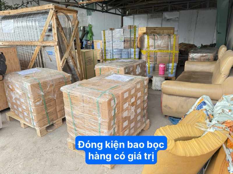 Đóng kiện bao bọc hàng có giá trị