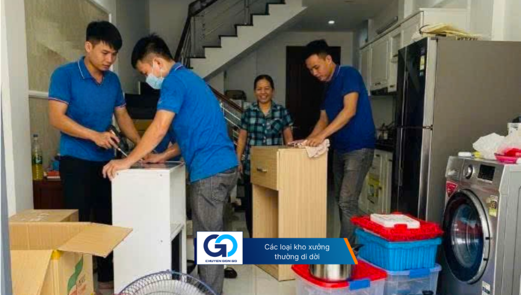 Các loại kho xưởng thường di dời