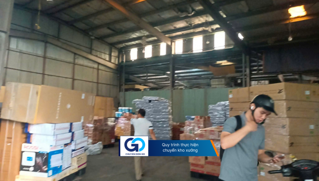  Quy trình thực hiện chuyển kho xưởng
