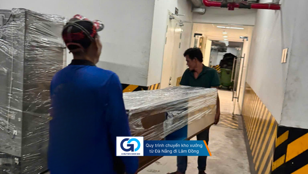 Quy trình chuyển kho xưởng từ Đà Nẵng đi Lâm Đồng