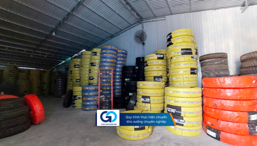 Quy trình thực hiện chuyển kho xưởng chuyên nghiệp
