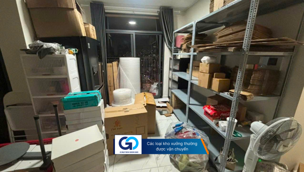 Các loại kho xưởng thường được vận chuyển