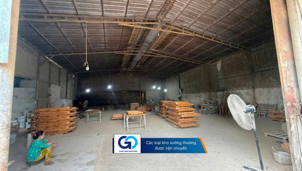 Các loại kho xưởng thường được vận chuyển