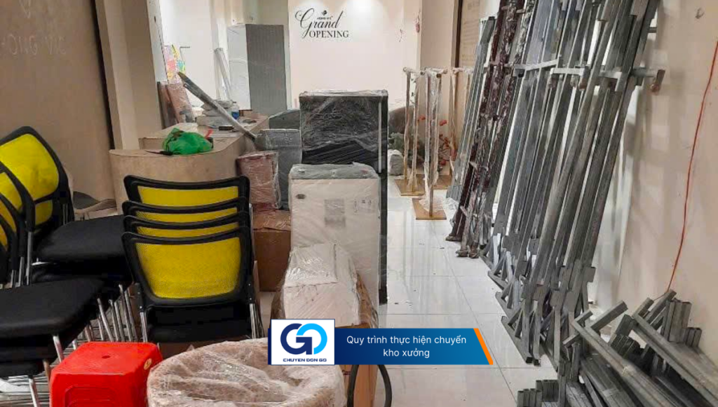  Quy trình thực hiện chuyển kho xưởng
