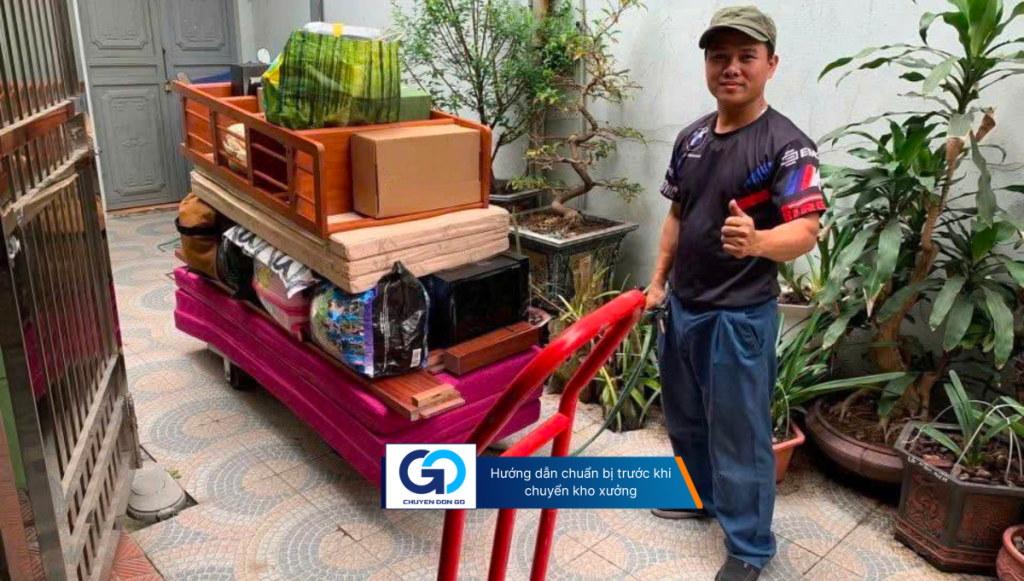 Hướng dẫn chuẩn bị trước khi chuyển kho xưởng