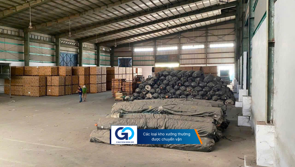 Các loại kho xưởng thường được chuyển vận