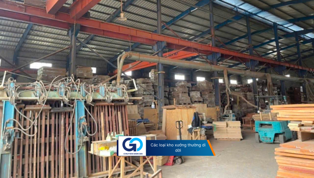 Các loại kho xưởng thường di dời