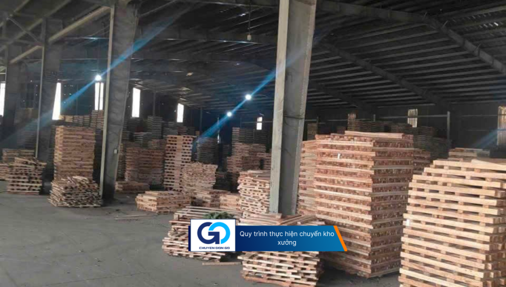 Quy trình thực hiện chuyển kho xưởng