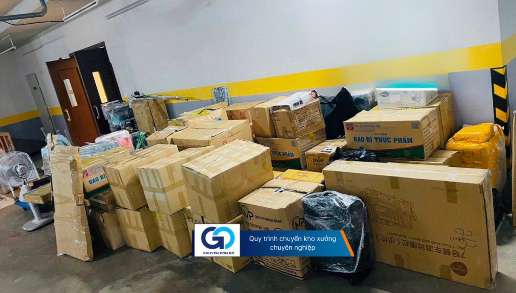 Quy trình chuyển kho xưởng chuyên nghiệp