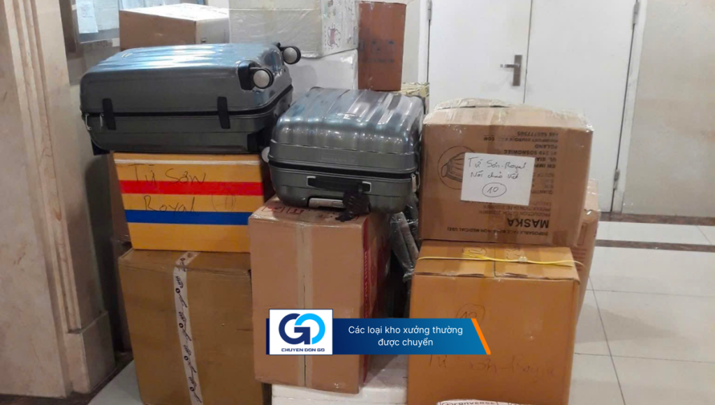 Các loại kho xưởng thường được chuyển
