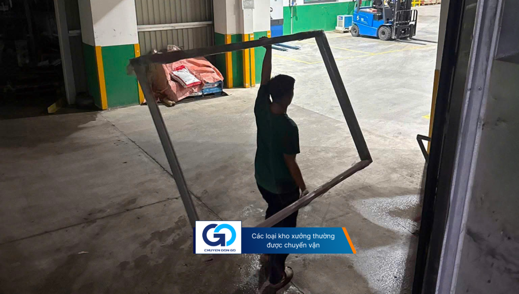 Các loại kho xưởng thường được chuyển vận 