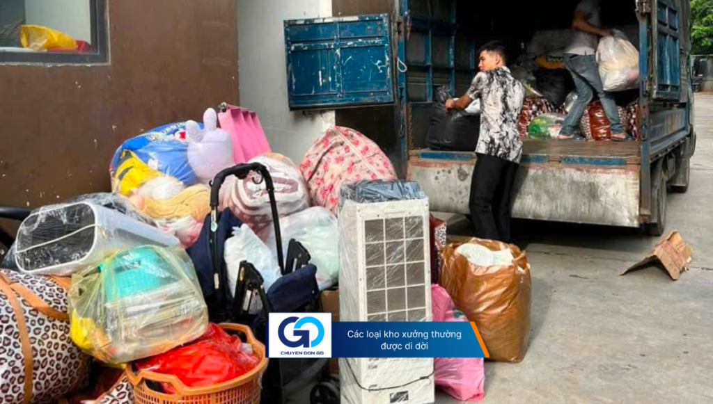 Các loại kho xưởng thường được di dời