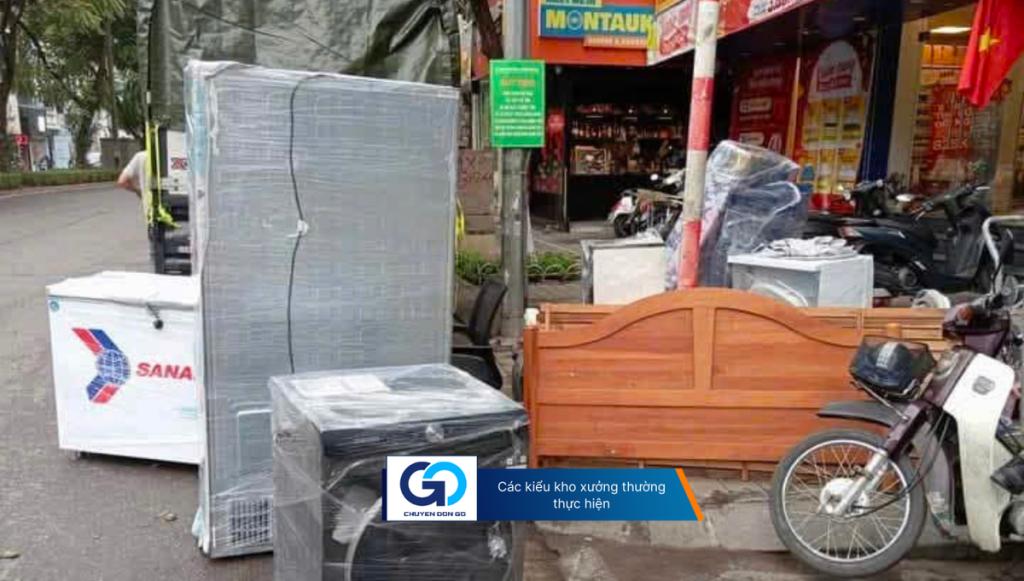 Các kiểu kho xưởng thường thực hiện